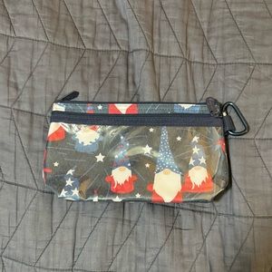 Thirty-One Insulated Clip Pouch (Patriotic Gnomes)